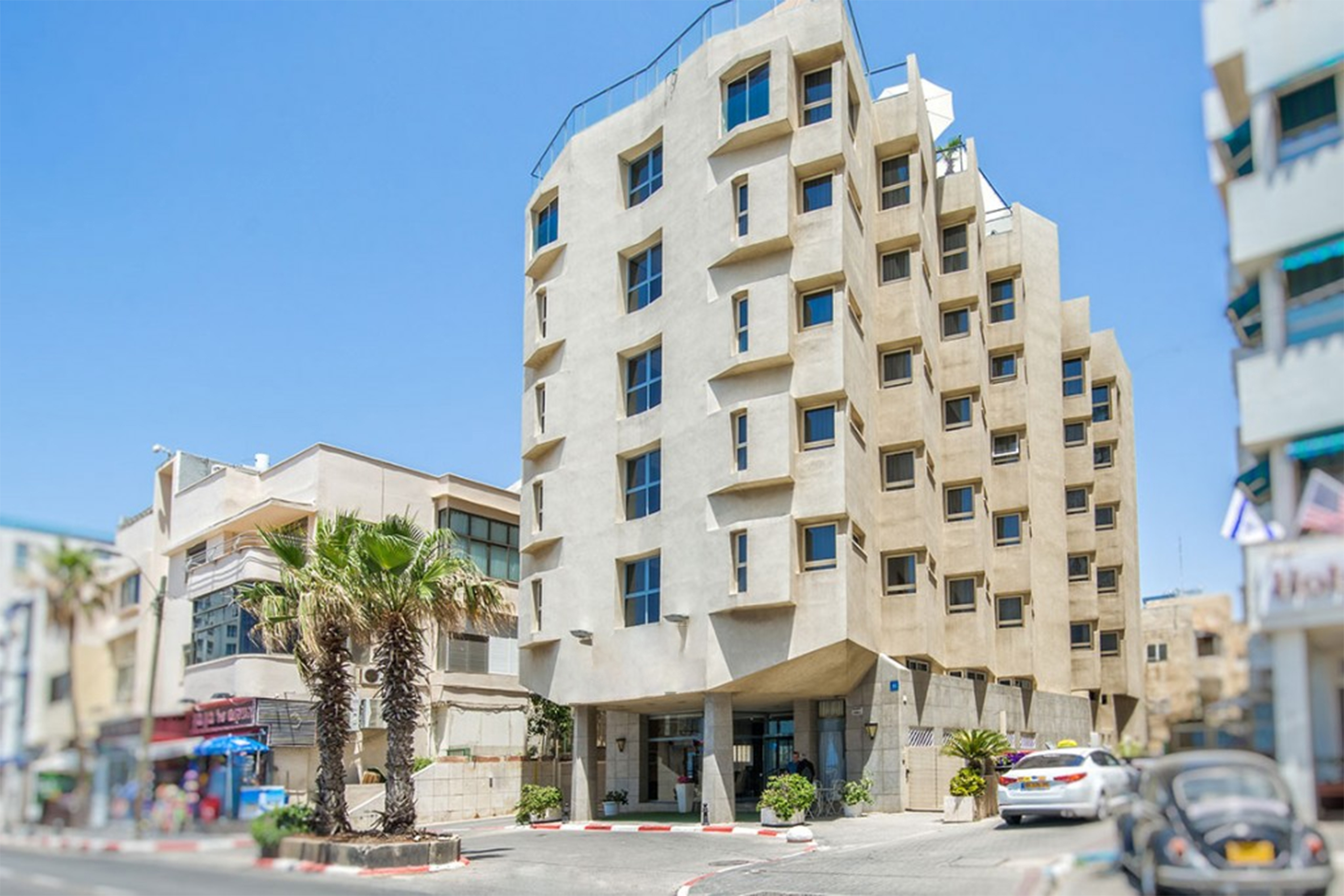 الواجهة الخارجية للمبنى السكني